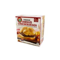 Don Lee Farms Premium Angus Cheeseburgers - 8 Each